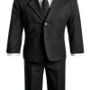 Baby Boys Formal Suit Black Single Breasted Jacket-1