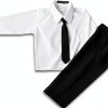 Baby Boys Formal Suit Black Single Breasted Jacket-4