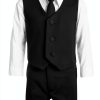 Baby Boys Formal Suit Black Single Breasted Jacket-3