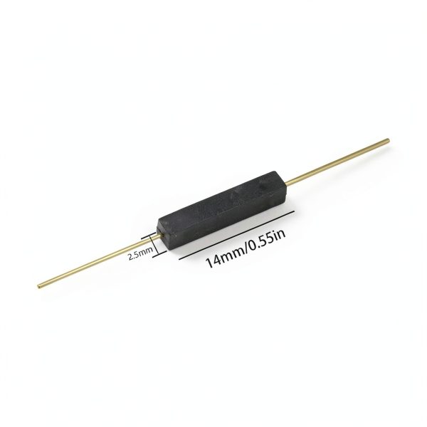 Plastic Reed Switch 5pcs with 10 Small Magnets WOWOONE N/O 2.5mm×14mm-1
