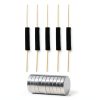 Plastic Reed Switch 5pcs with 10 Small Magnets WOWOONE N/O 2.5mm×14mm-0