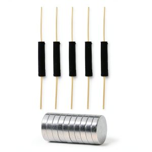 Plastic Reed Switch 5pcs with 10 Small Magnets WOWOONE N/O 2.5mm×14mm-0
