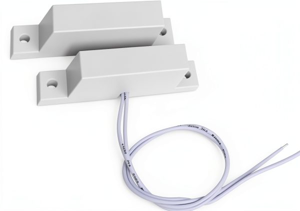 MC-32 NC Surface Mount Wired NC Door Sensor Alarm Magnetic Reed Switch White (5 Sets)-1