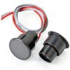Magnetic Reed Switch NC/NO Recessed Wired Door Window Alarm, Magneti Door Switch, Contact Sensor, for Home Security and Burglar Alarm Magnetic Reed Switch,Sets of 5-3