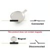 12PCS Plastic Reed Switch Reed Contact Normally Open (N/O) Magnetic Induction Switch (2.5mm×14mm) Miniature ON/Off with Solder Wire (0.6mm x 100mm) for LED Light Electromagnetic Relay-4