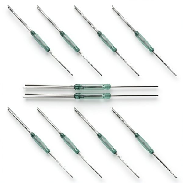 10PCS 2.5 * 14mm Reed Switch 3 Pin Magnetic Switch Normally Open Normally Closed Conversion 2.5X14MM DC 60V 4W NO NC-6