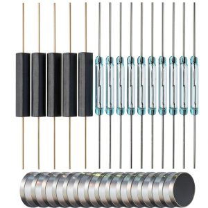 Reed Switch Set weidder Industrial 10 Glass + 5 Plastic 2.5×14mm with-0
