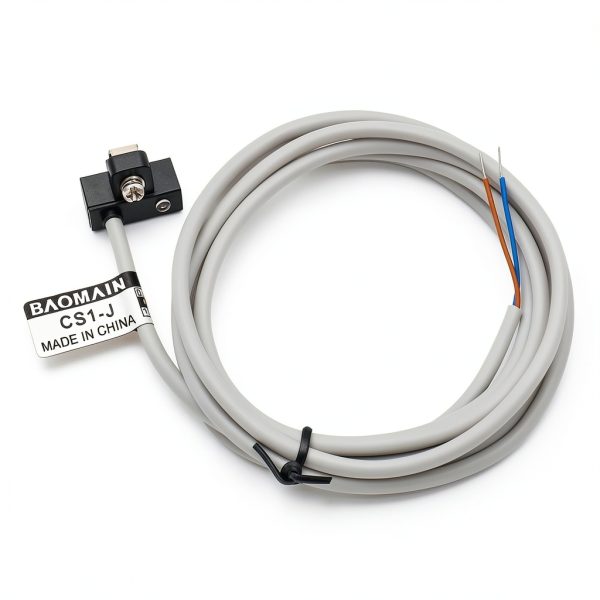 Baomain Pneumatic Cylinder DC 10-30V 2 Wired CS1-J Magnetic Reed Switch-0