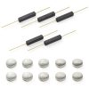 Plastic Reed Switch 5pcs with 10 Small Magnets WOWOONE N/O 2.5mm×14mm-3