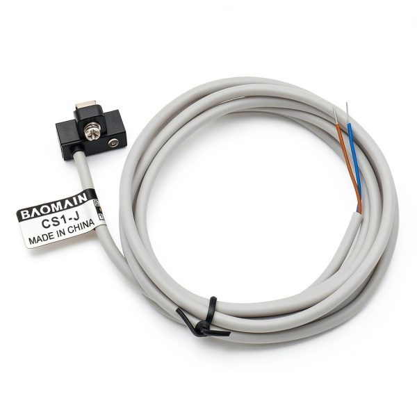 Baomain Pneumatic Cylinder DC 10-30V 2 Wired CS1-J Magnetic Reed Switch-1