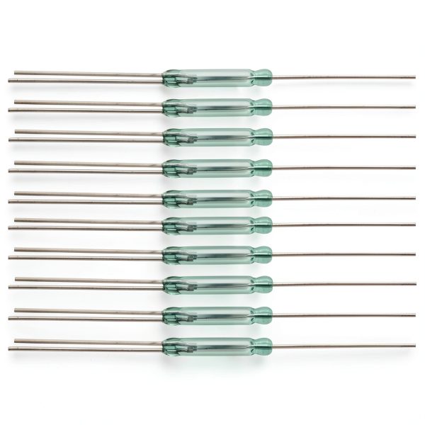 10PCS 2.5 * 14mm Reed Switch 3 Pin Magnetic Switch Normally Open Normally Closed Conversion 2.5X14MM DC 60V 4W NO NC-3