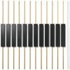 12PCS Plastic Reed Switch Reed Contact Normally Open (N/O) Magnetic Induction Switch (2.5mm×14mm) Miniature ON/Off with Solder Wire (0.6mm x 100mm) for LED Light Electromagnetic Relay-0