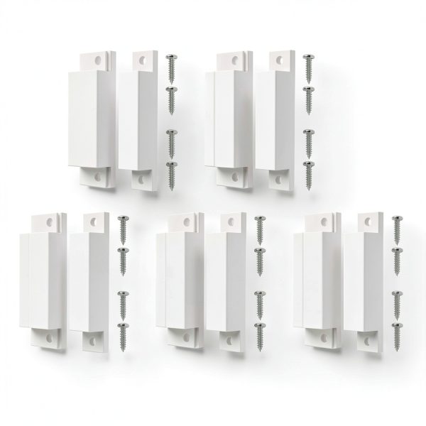 MC-31 Surface Mount Wired NC Door Contact Sensor Alarm Magnetic Reed Switch White 5 Pair-0