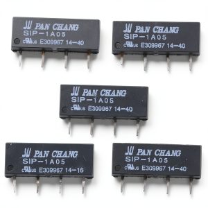 5Pcs Black SIP 1A05 Relay Switches 1A NO 4‑Pin Module by Jinshining-0