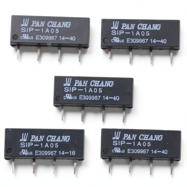 5Pcs Black SIP 1A05 Relay Switches 1A NO 4‑Pin Module by Jinshining-0