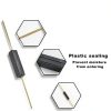 12PCS Plastic Reed Switch Reed Contact Normally Open (N/O) Magnetic Induction Switch (2.5mm×14mm) Miniature ON/Off with Solder Wire (0.6mm x 100mm) for LED Light Electromagnetic Relay-5