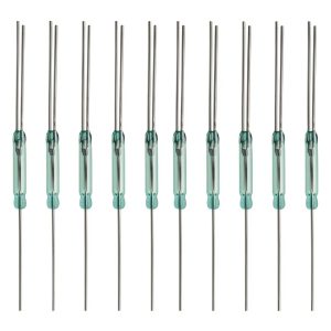 10PCS 2.5 * 14mm Reed Switch 3 Pin Magnetic Switch Normally Open Normally Closed Conversion 2.5X14MM DC 60V 4W NO NC-0