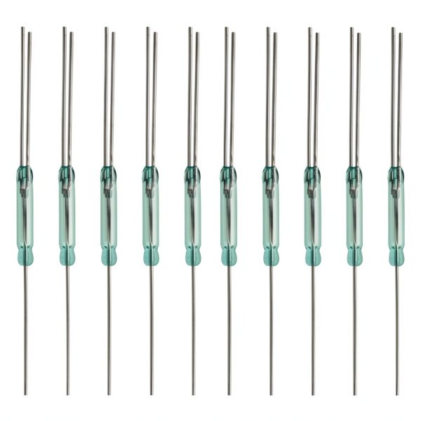 10PCS 2.5 * 14mm Reed Switch 3 Pin Magnetic Switch Normally Open Normally Closed Conversion 2.5X14MM DC 60V 4W NO NC-0