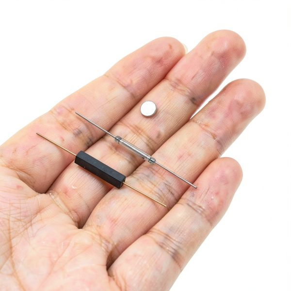Reed Switch Set weidder Industrial 10 Glass + 5 Plastic 2.5×14mm with-4