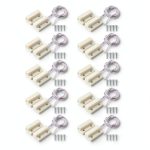 BNYZWOT MC-38 Mount NC Door Sensor Magnetic Reed Switch White 20pcs-0