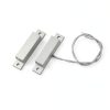 Magnetic Reed Switch MC-32 NC Surface Mount Wired Security Window Door Contact Sensor Alarm Magnetic Reed Switch White - (6 Sets)-1
