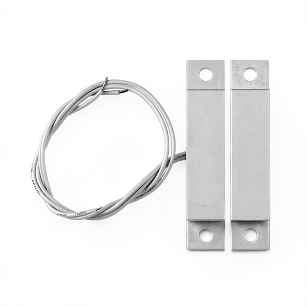 Magnetic Reed Switch MC-32 NC Surface Mount Wired Security Window Door Contact Sensor Alarm Magnetic Reed Switch White - (6 Sets)-2