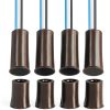 Magnetic Switch 4 Sets NO NC Reed Door Sensor Brown Cylindrical E678-0