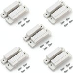 QWORK MC-31 Wired NC Magnetic Door Window Sensor – White, Pack of 5-0