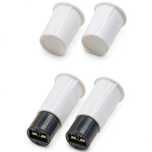 MC-33C Normally Closed Recessed Window Door Contact Sensor Alarm Magnetic Reed Switch 2 Sets-0
