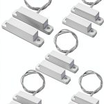 5 Sets Magnetic Contacts Wired Window Door Contact Sensor Magnetic Reed Switch NC Surface Mounted Alarm Switch Sensor-0