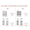 MC-31 Surface Mount Wired NC Door Contact Sensor White 10pcs BNYZWOT-3