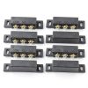 bnafes Magnetic Reed Switch 4 Sets NC NO Door Contact, Black ABS-0